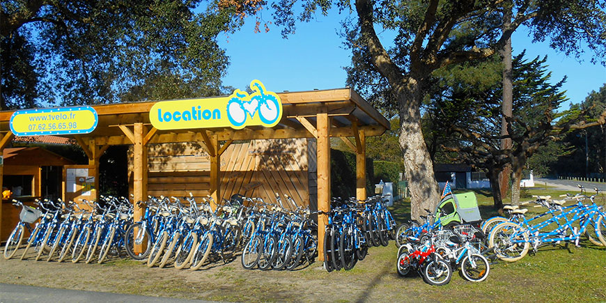 Bicicleta y BTT - camping Blue Océan