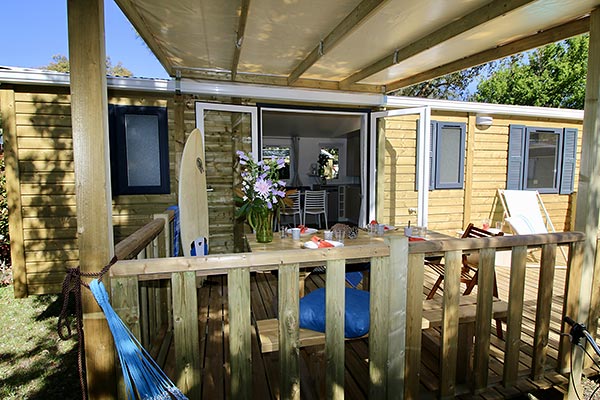 Hébergement Pergola - camping Blue Océan