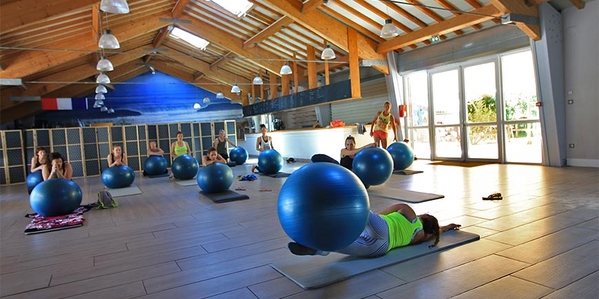 Yoga & Wellness Area - camping Blue Océan