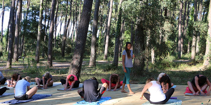 Yoga & Wellness Area - camping Blue Océan