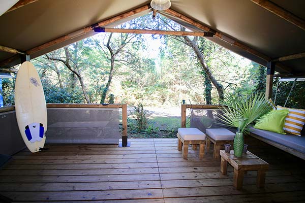 Hébergement Kenya tent - camping Blue Océan