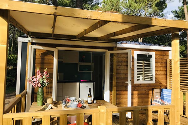 Hébergement Pergola - camping Blue Océan