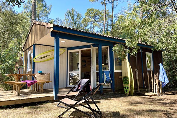 Hébergement Chalet Teahupoo - camping Blue Océan