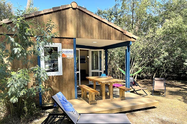 Hébergement Chalet Teahupoo - camping Blue Océan