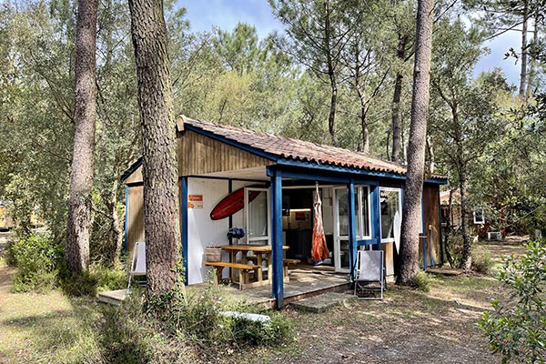 Hébergement Chalet Pipeline - camping Blue Océan