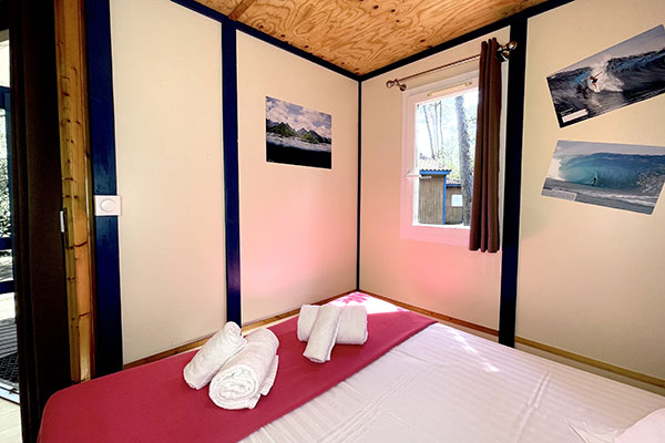 Hébergement Chalet Tahiti - camping Blue Océan