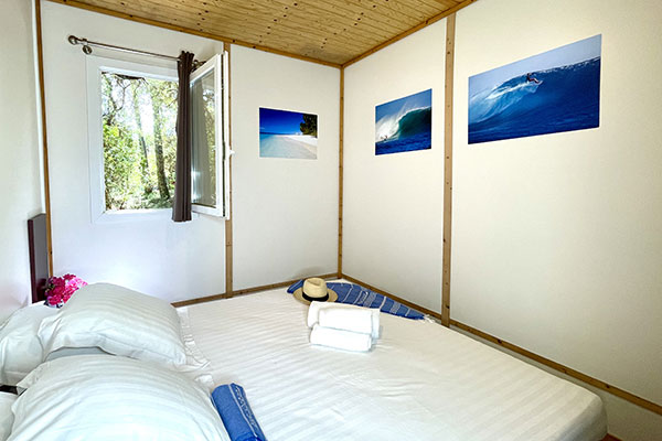 Hébergement Chalet Indo - camping Blue Océan