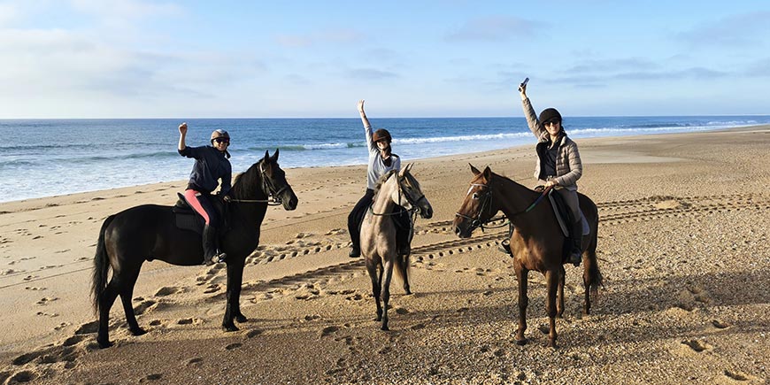 Horseriding - camping Blue Océan